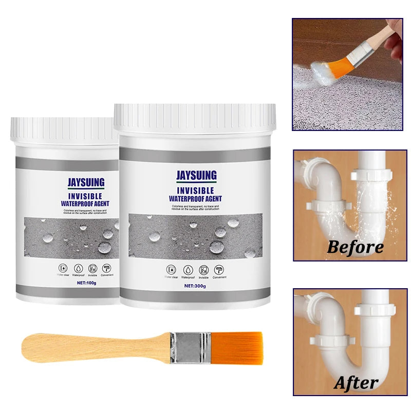 Anti-lek & waterdichte kit + kwast (cadeau)