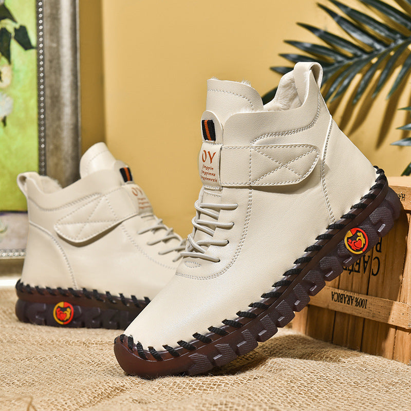 Ultrabequeme und warme Lederstiefel – Aurore