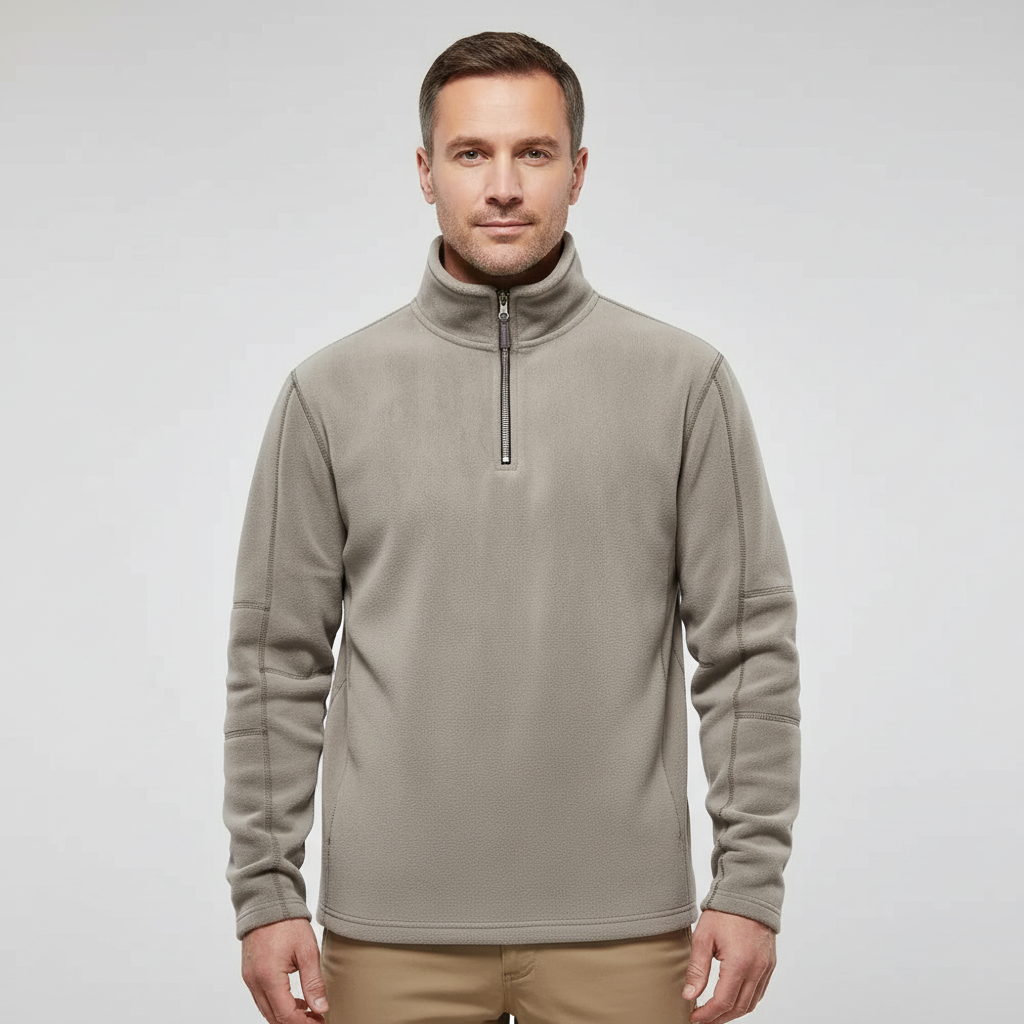 Sébastien Fleecepullover mit Reißverschluss