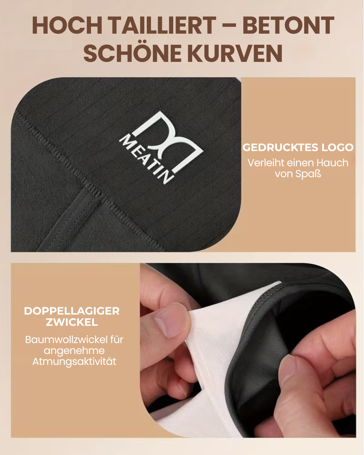 Antibakterielle High-Waist Shaping-Slips | 2+2 GRATIS