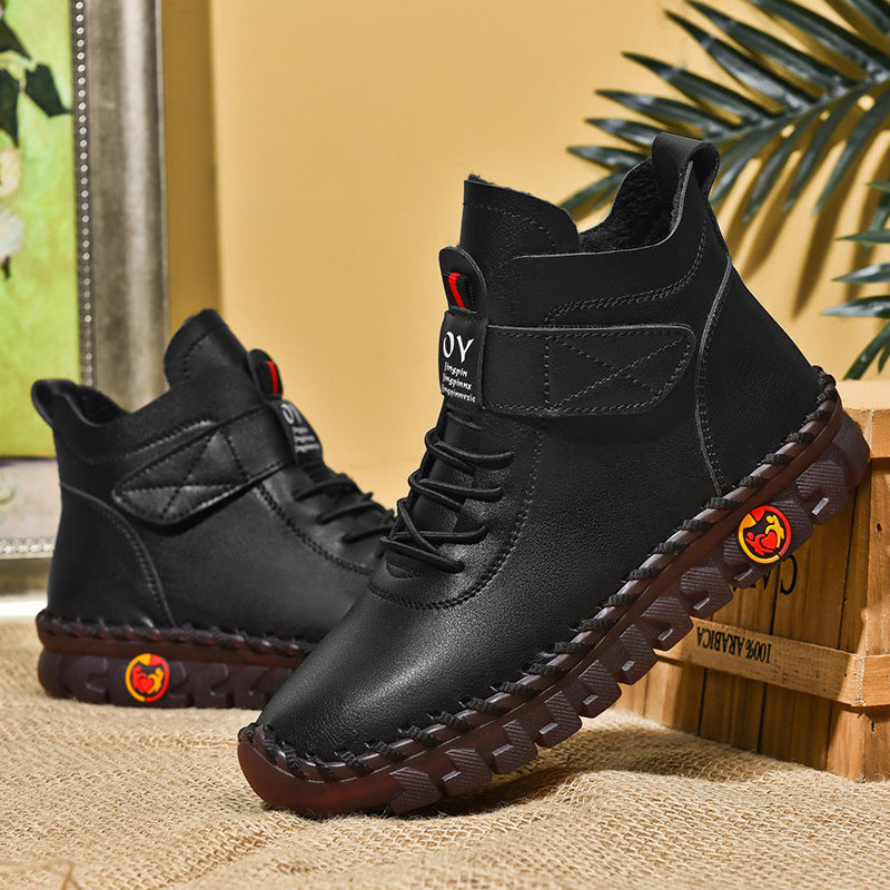 Ultra Comfortable & Warm Leather Boots - Aurore