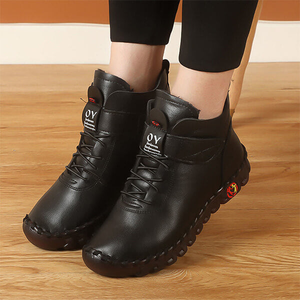 Ultra Comfortable & Warm Leather Boots - Aurore