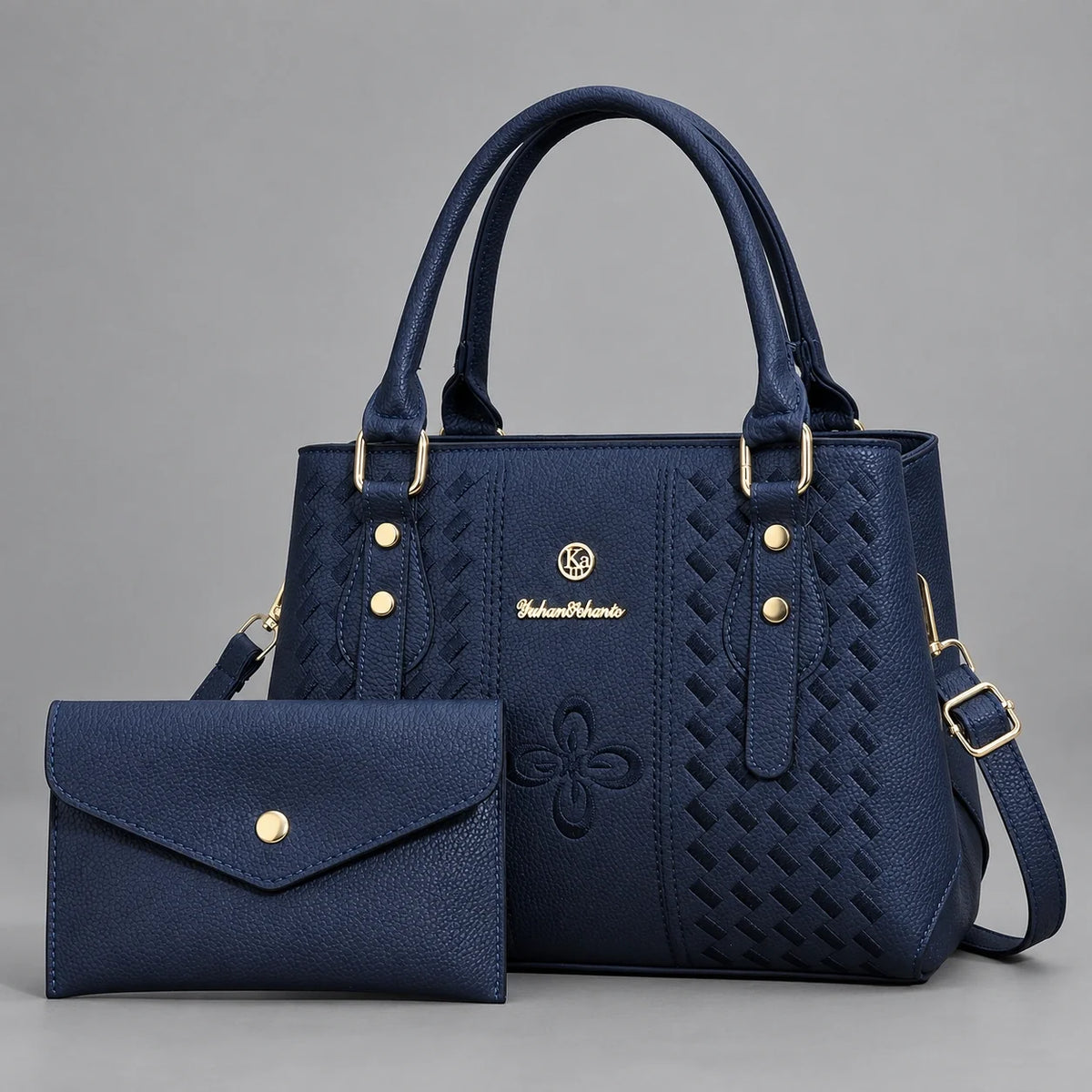 Kenze | 2-teiliges Damen-Handtaschen-Set – Shopper & Geldbörse