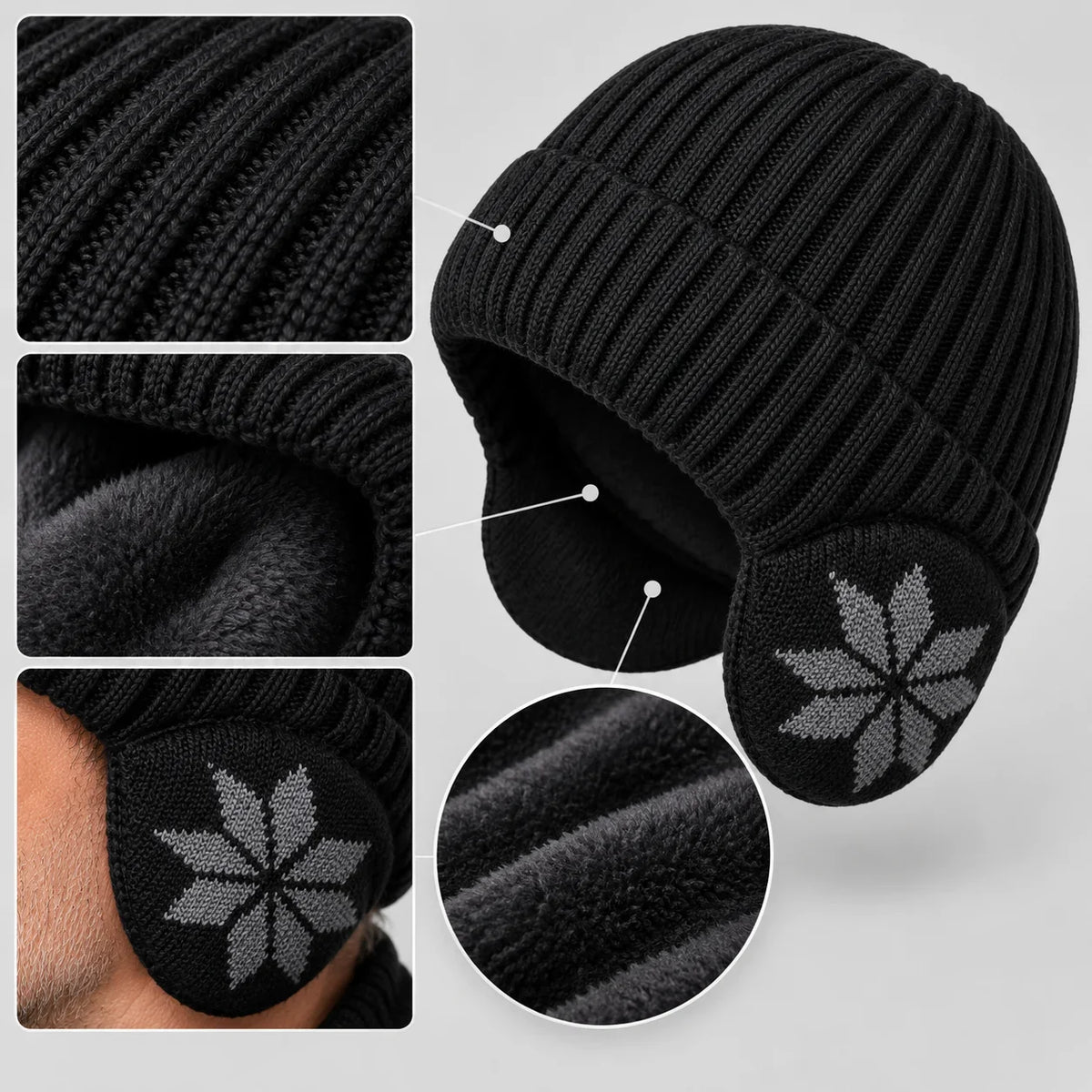 Alrik™ – Strick-Beanie für den Winter