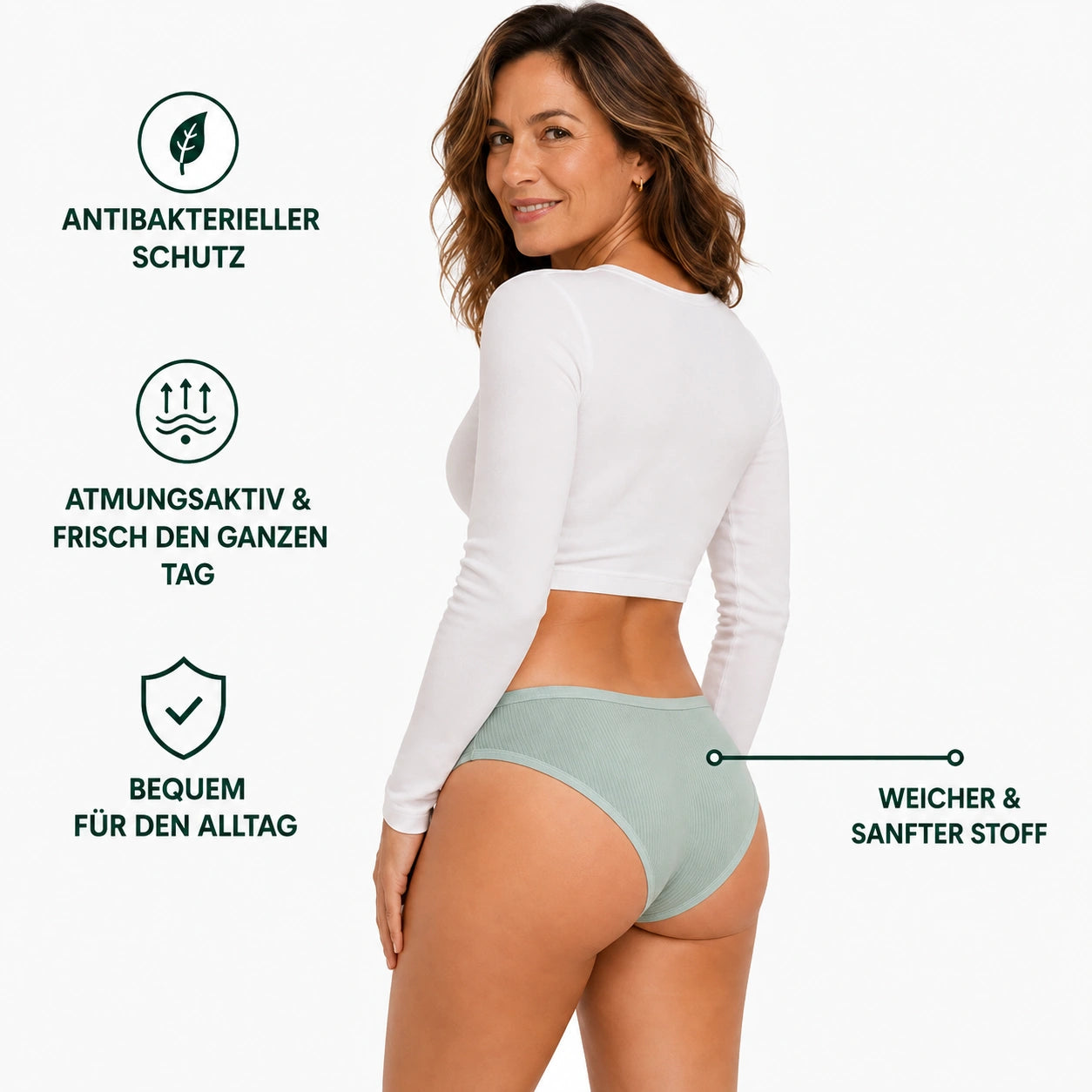SoftDry | Antibakterielle & atmungsaktive Slips | 5+5 GRATIS