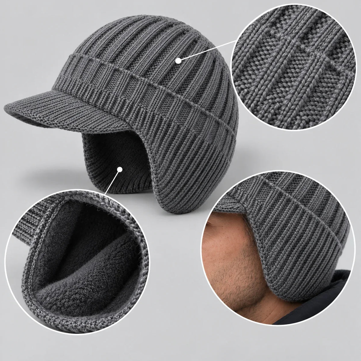 Alven™ – Strick-Wintermütze