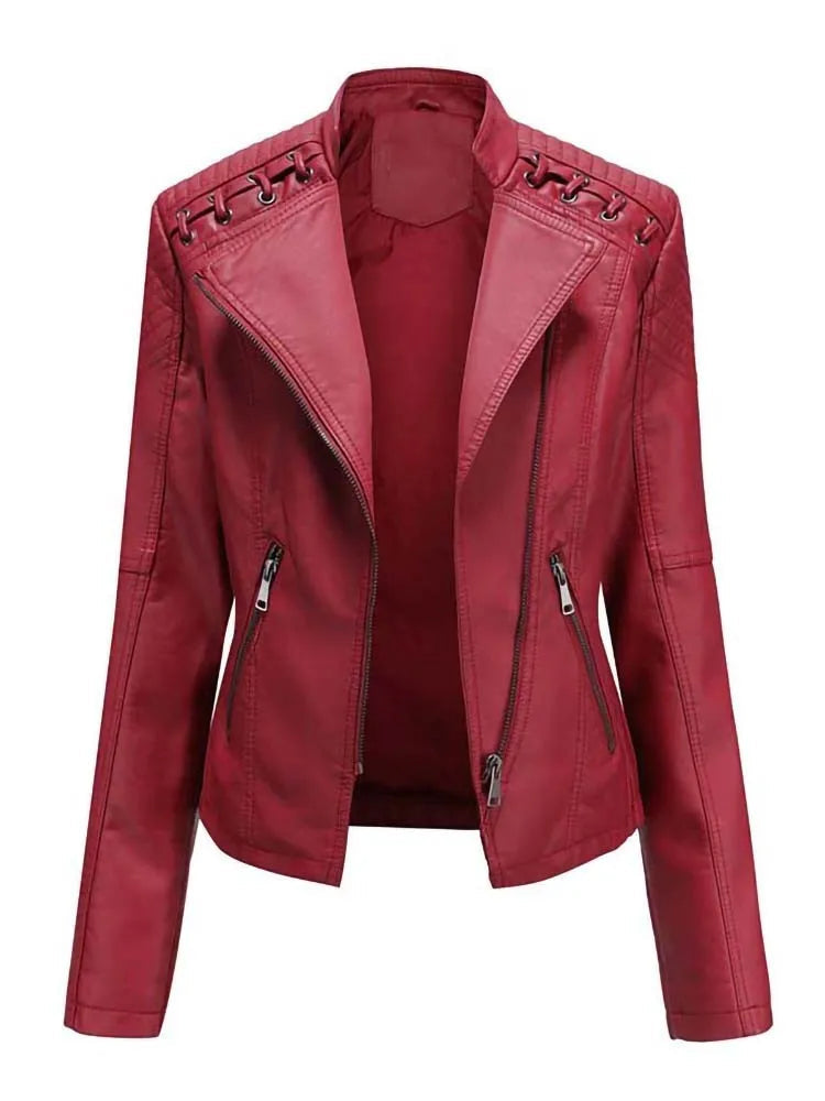 Ruby Damen Lederjacke