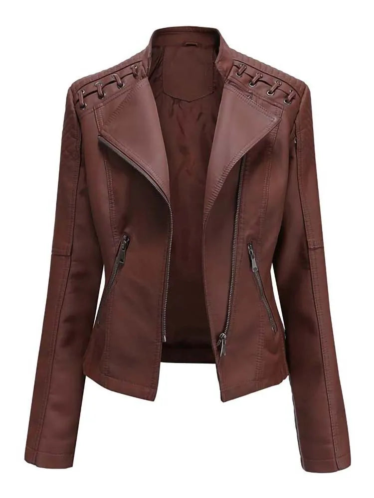 Ruby Damen Lederjacke