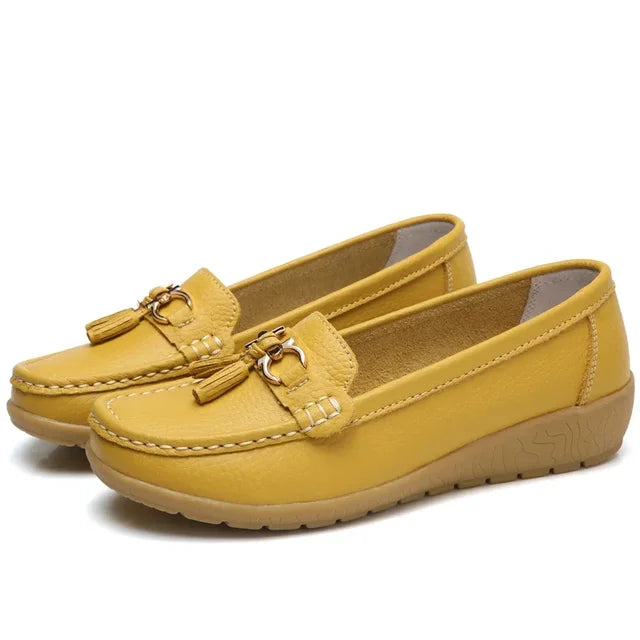 Orthopedische leren mocassin - Mary