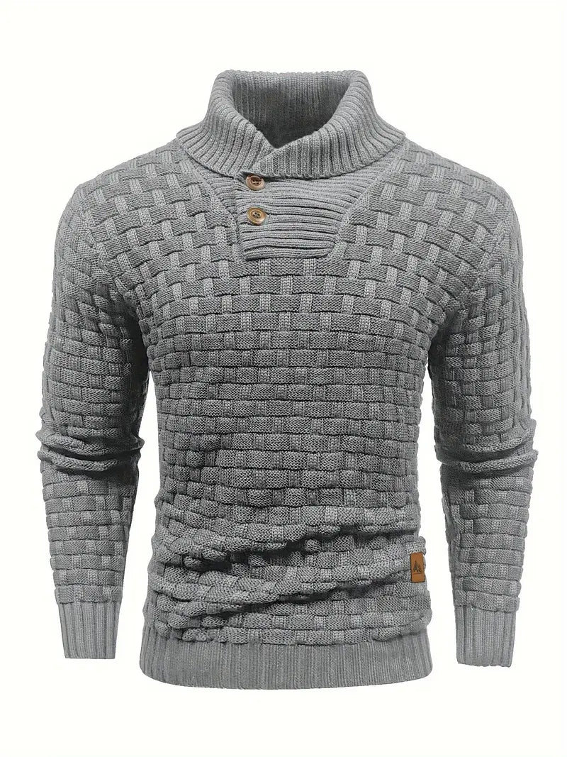 Auguste Strickpullover mit Schalkragen