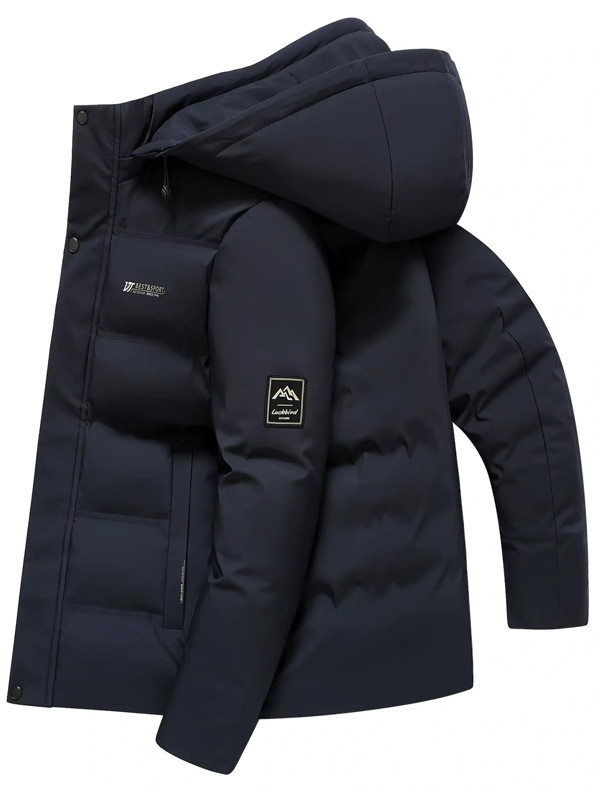 Hooded Insulated Winter Puffer Jacket - Summit