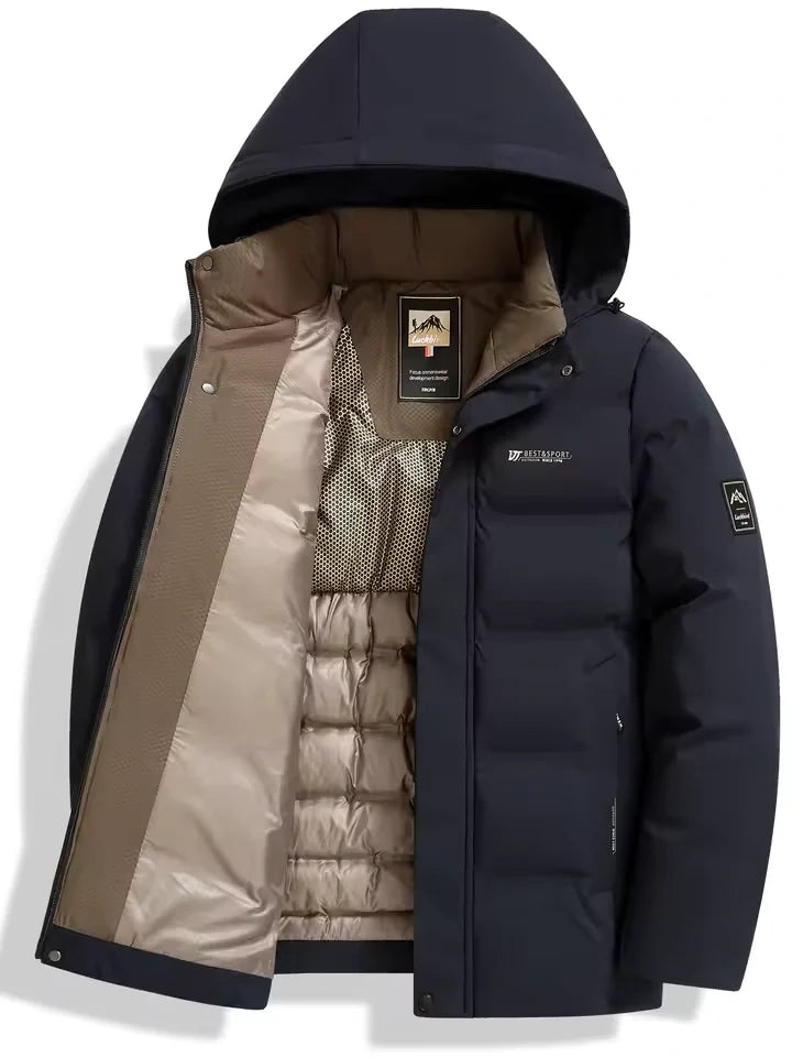 Hooded Insulated Winter Puffer Jacket - Summit