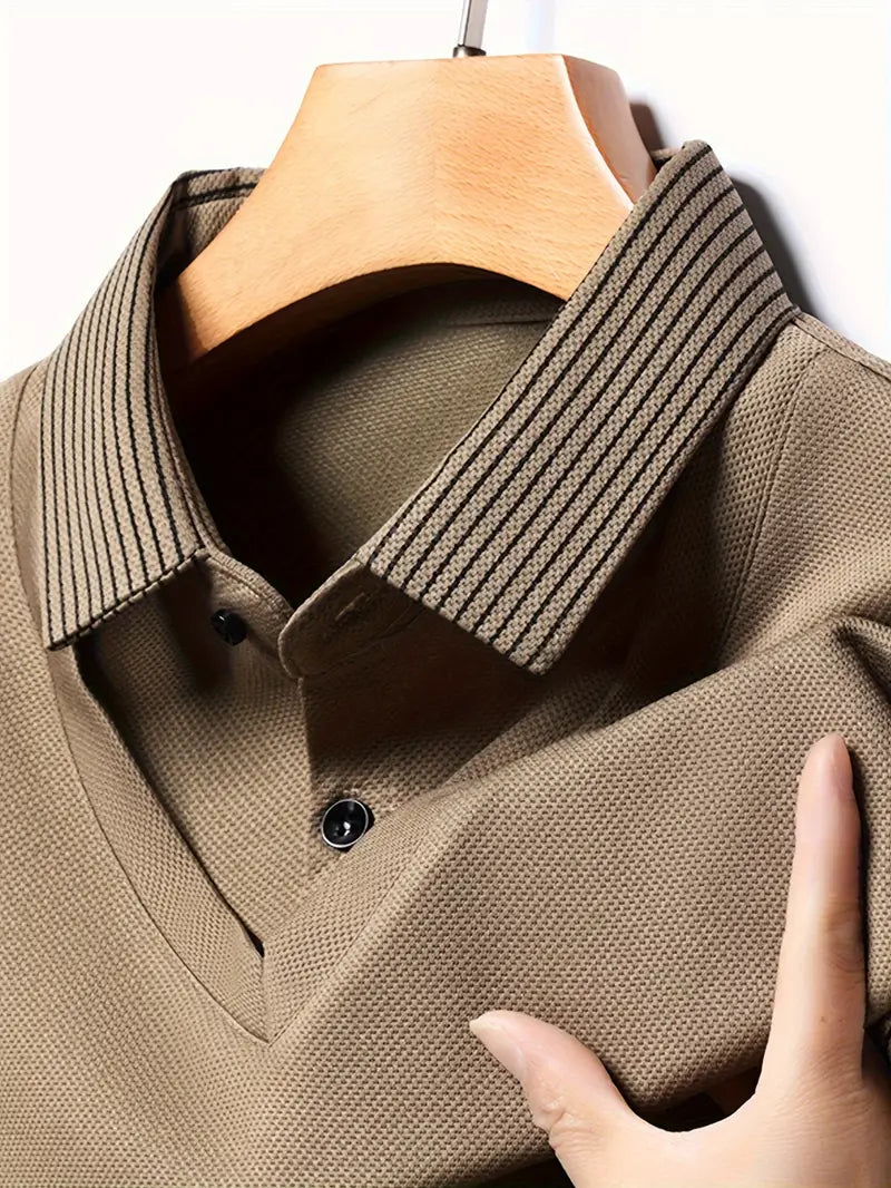 Charles 2-in-1 Langarm-Poloshirt