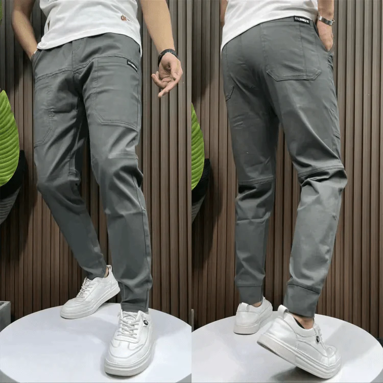 Stretch Cargo Trousers For Men - Noah