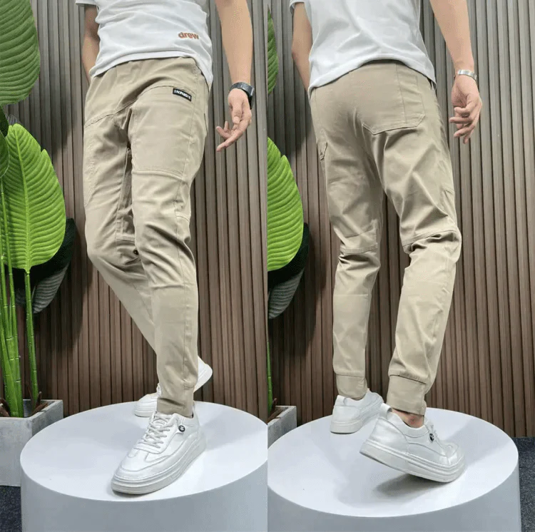 Stretch Cargo Trousers For Men - Noah