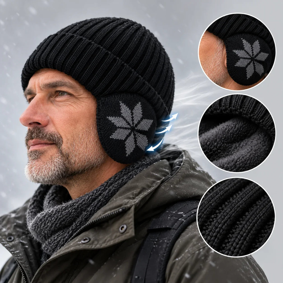 Alrik™ – Strick-Beanie für den Winter