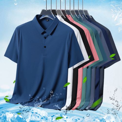 Poloshirt aus frischer Eisseide