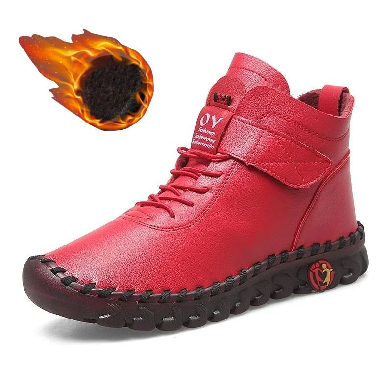 Ultra Comfortable & Warm Leather Boots - Aurore