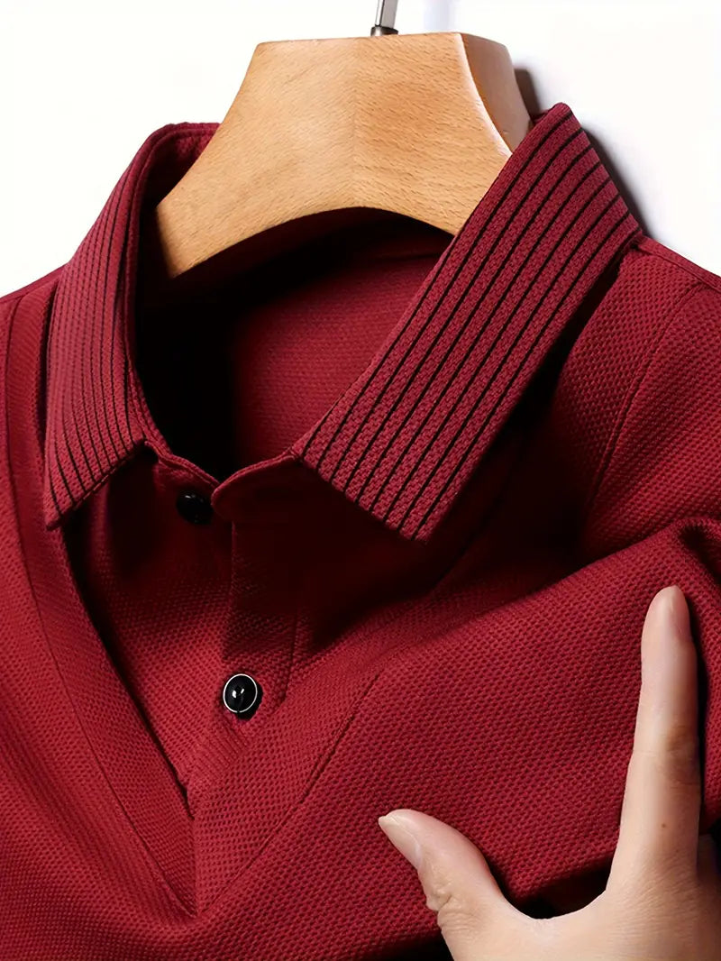 Charles 2-in-1 Langarm-Poloshirt