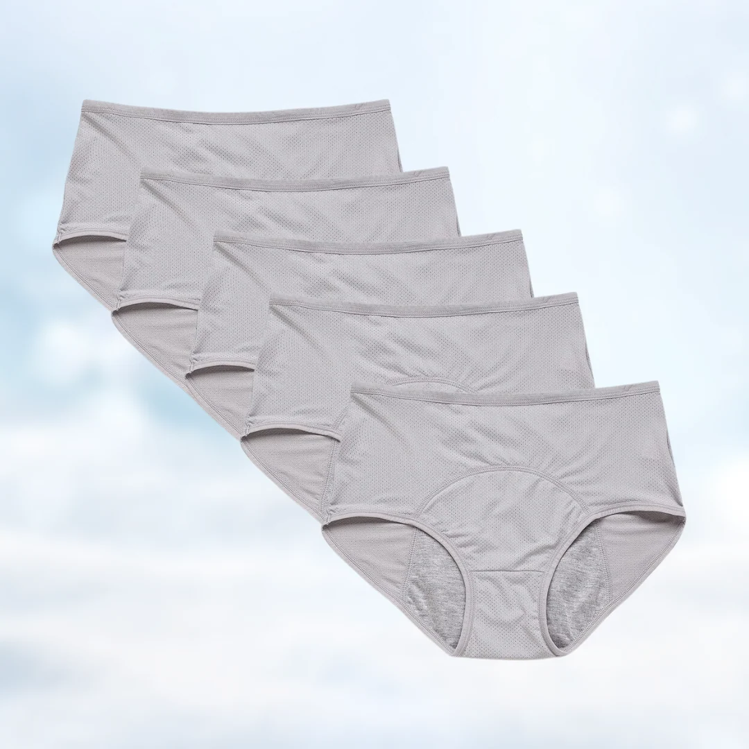 VitalDry | Auslaufsichere Unterwäsche | 5er-Pack