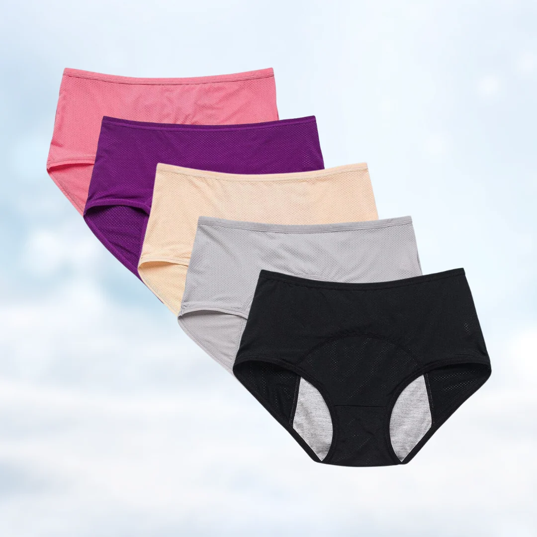 VitalDry | Auslaufsichere Unterwäsche | 5er-Pack