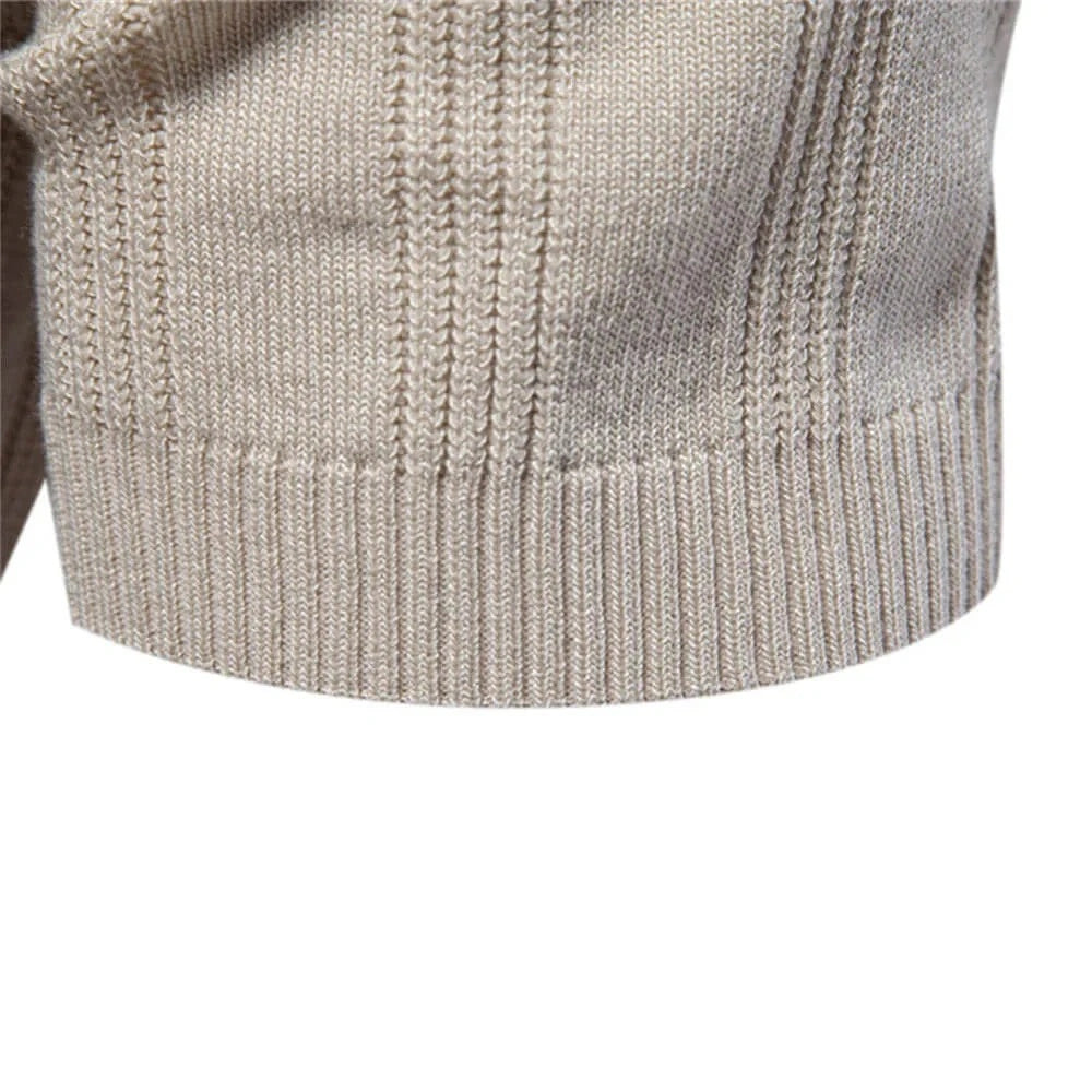 Alvero Strick Herren-Poloshirt