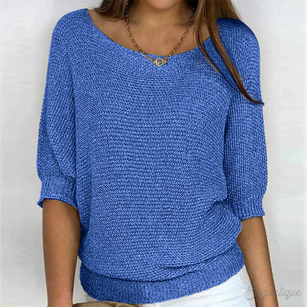 Mila Damen Casual Pullover