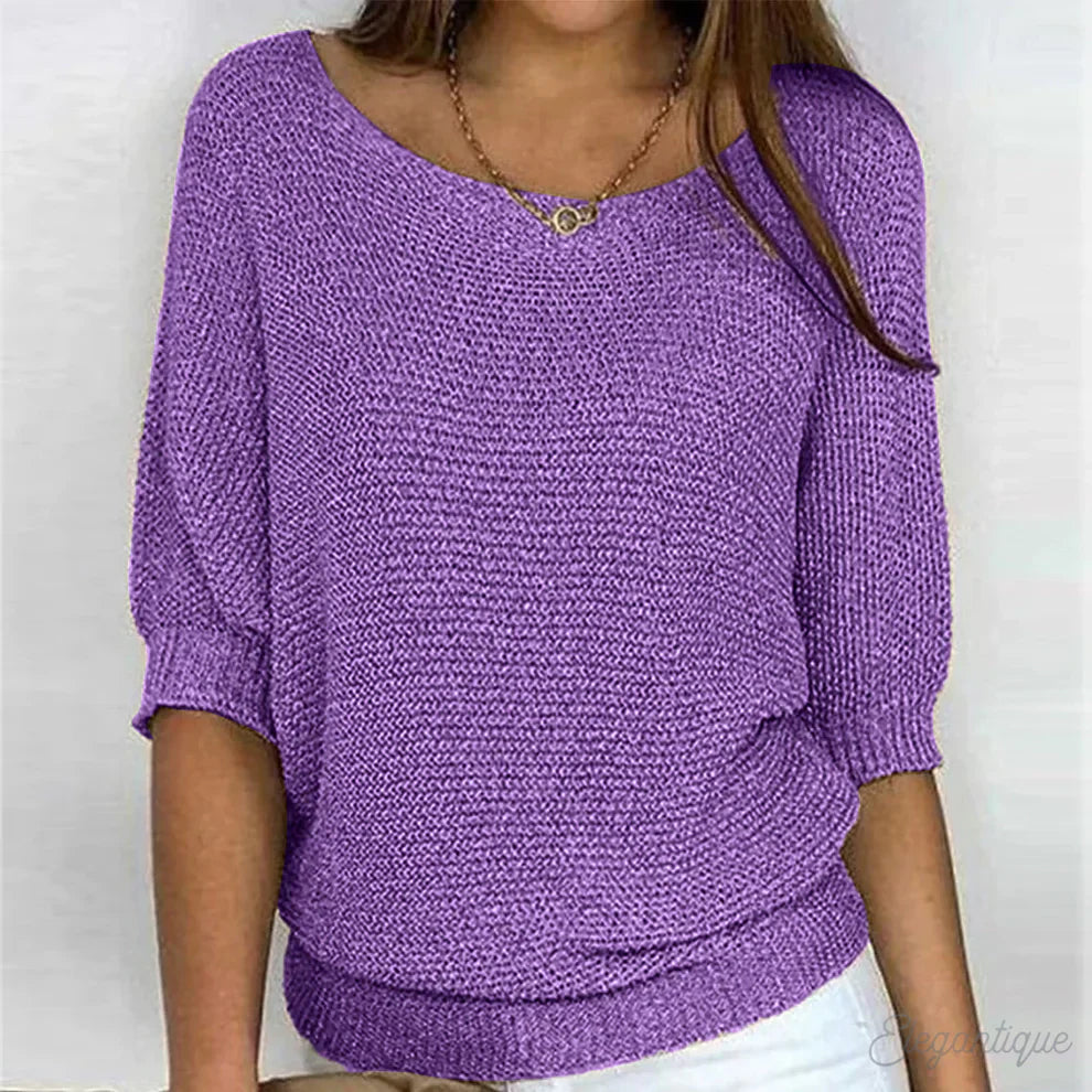 Mila Damen Casual Pullover