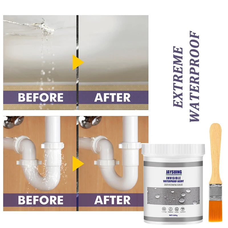Anti-lek &amp; waterdichte kit + kwast (cadeau)