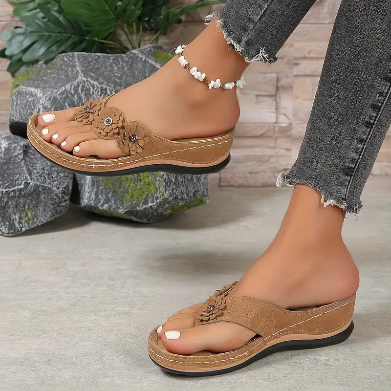 Comfort Slippers - Flowers