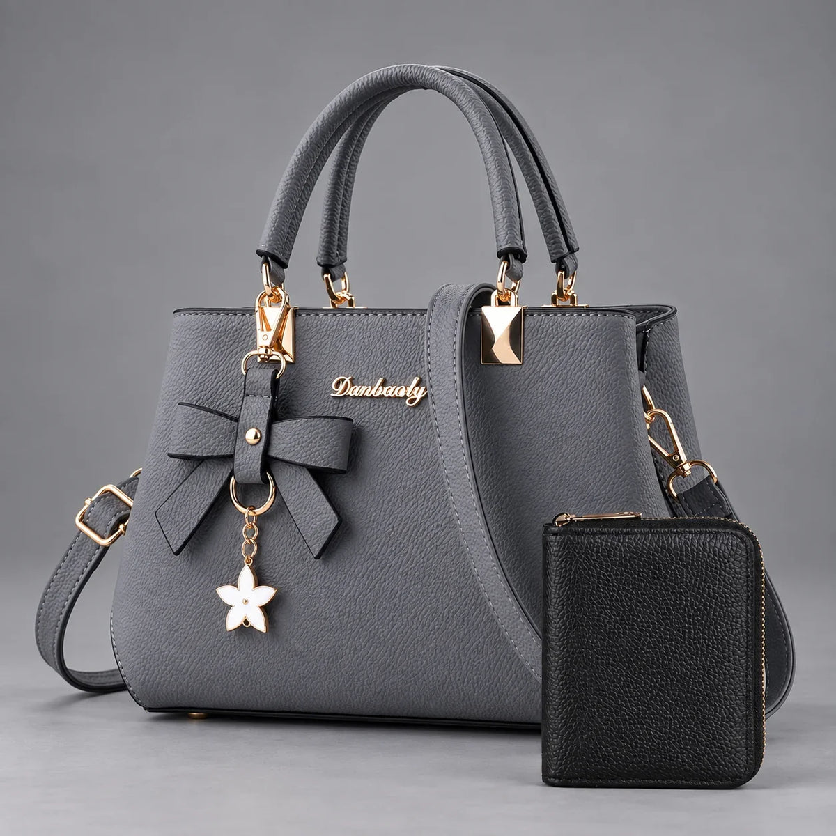 Caline | 2-teiliges Damen-Handtaschen-Set – Shopper & Geldbörse