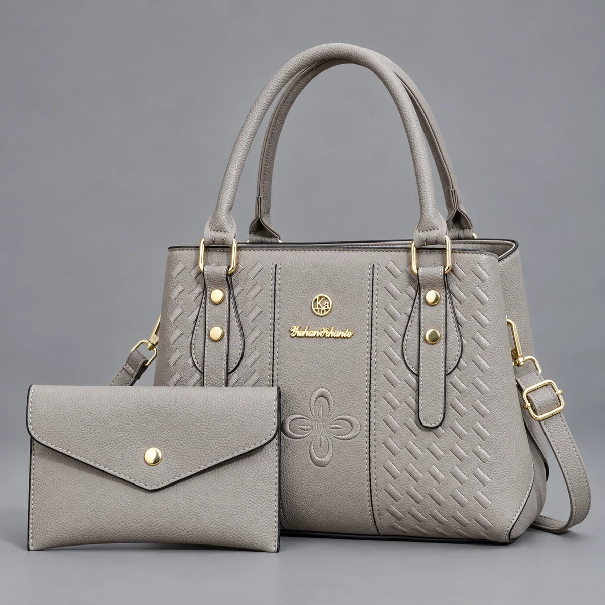 Kenze | 2-teiliges Damen-Handtaschen-Set – Shopper & Geldbörse