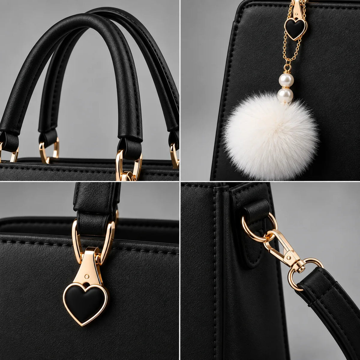 Velvet | 2-teiliges Damen-Handtaschen-Set – Shopper & Geldbörse