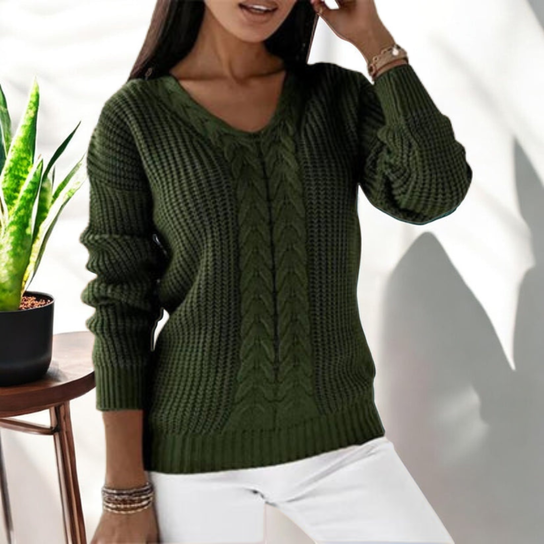 Elin Damen Strickpullover
