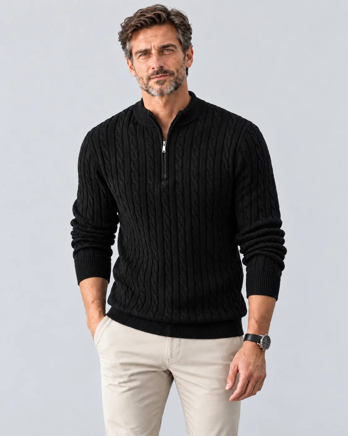 Pullover mit Reißverschluss - Henrik