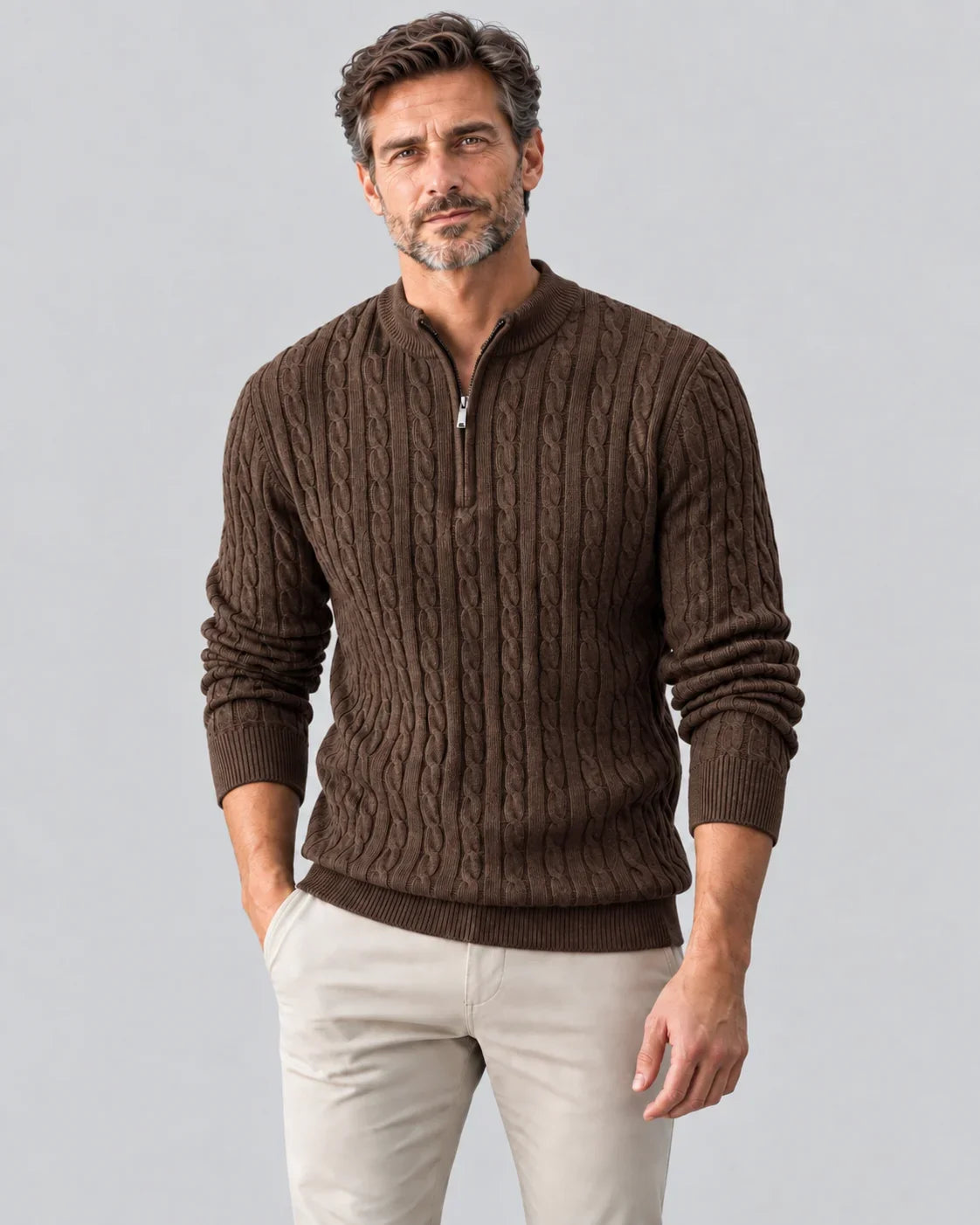 Pullover mit Reißverschluss - Henrik