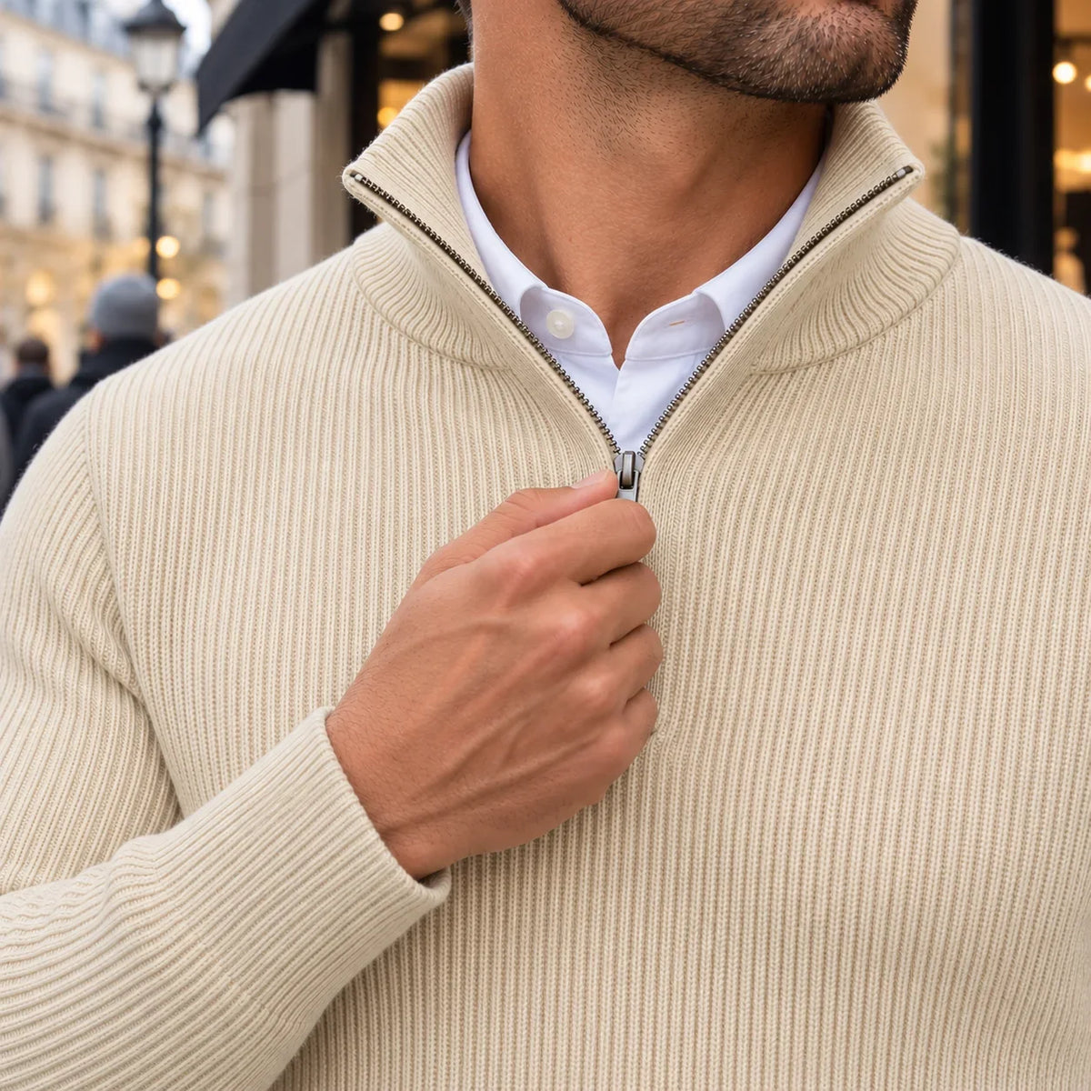 Pullover mit Reißverschluss - Weston