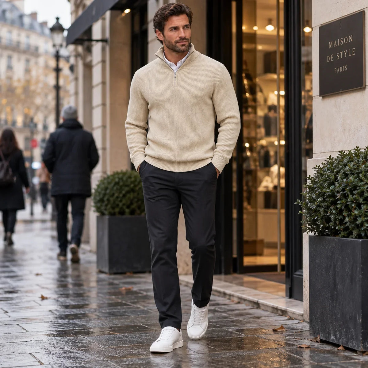 Pullover mit Reißverschluss - Weston