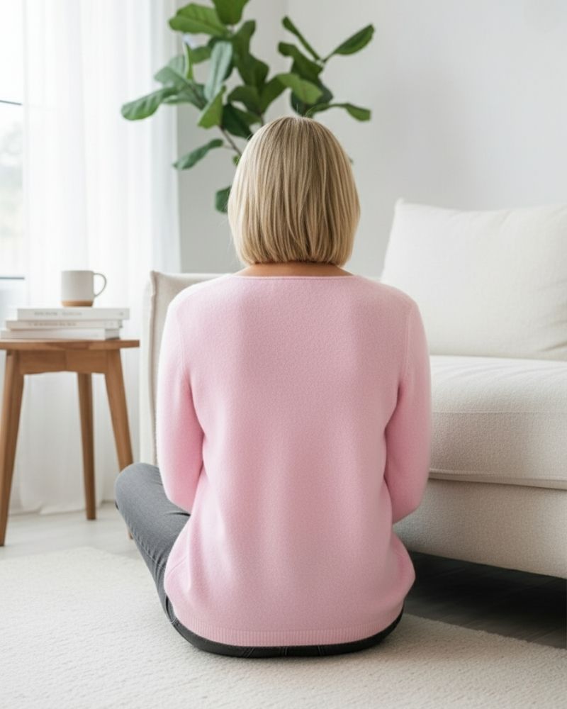 Ella Damen Chic Strickpullover