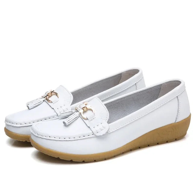 Orthopedische leren mocassin - Mary