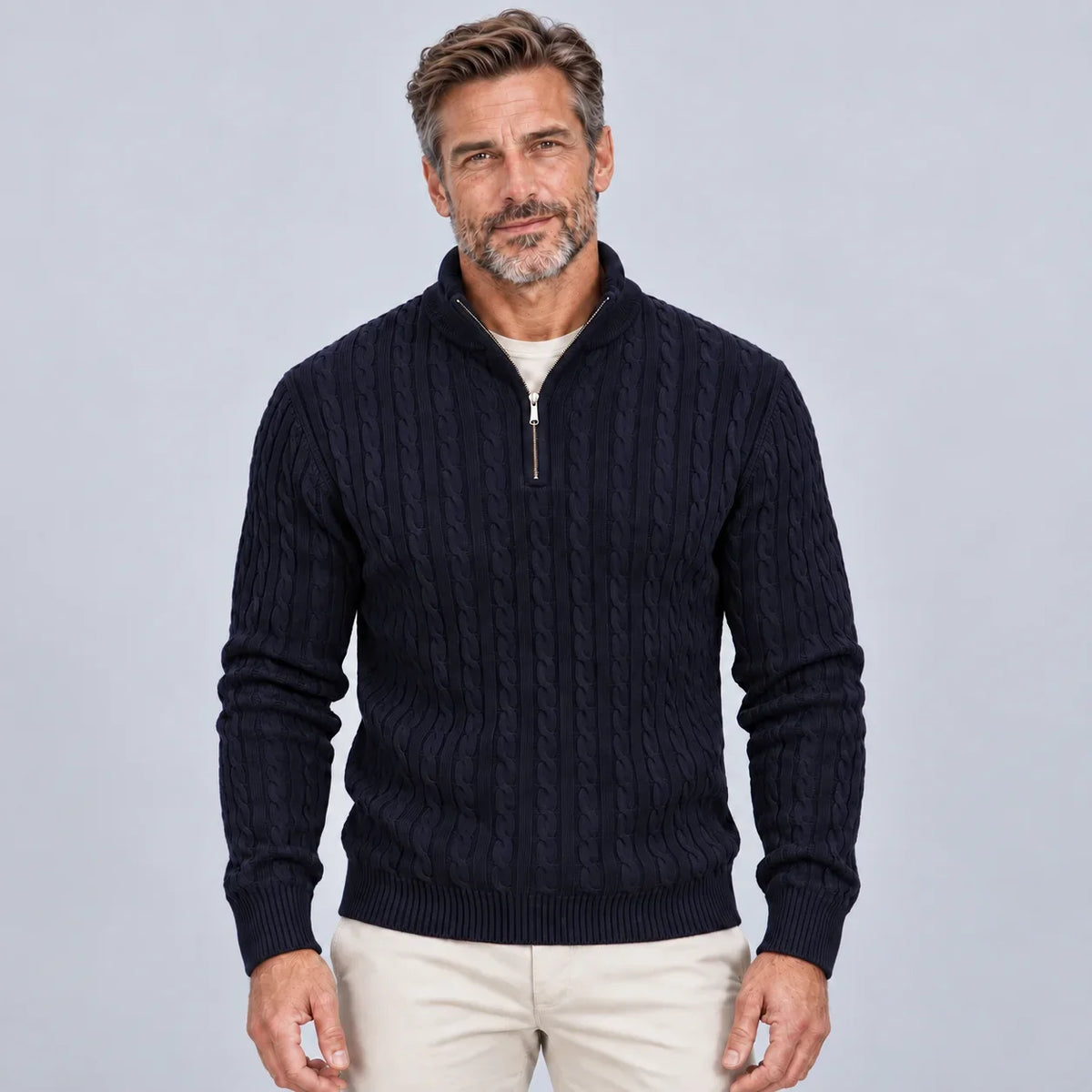 Pullover mit Reißverschluss - Henrik