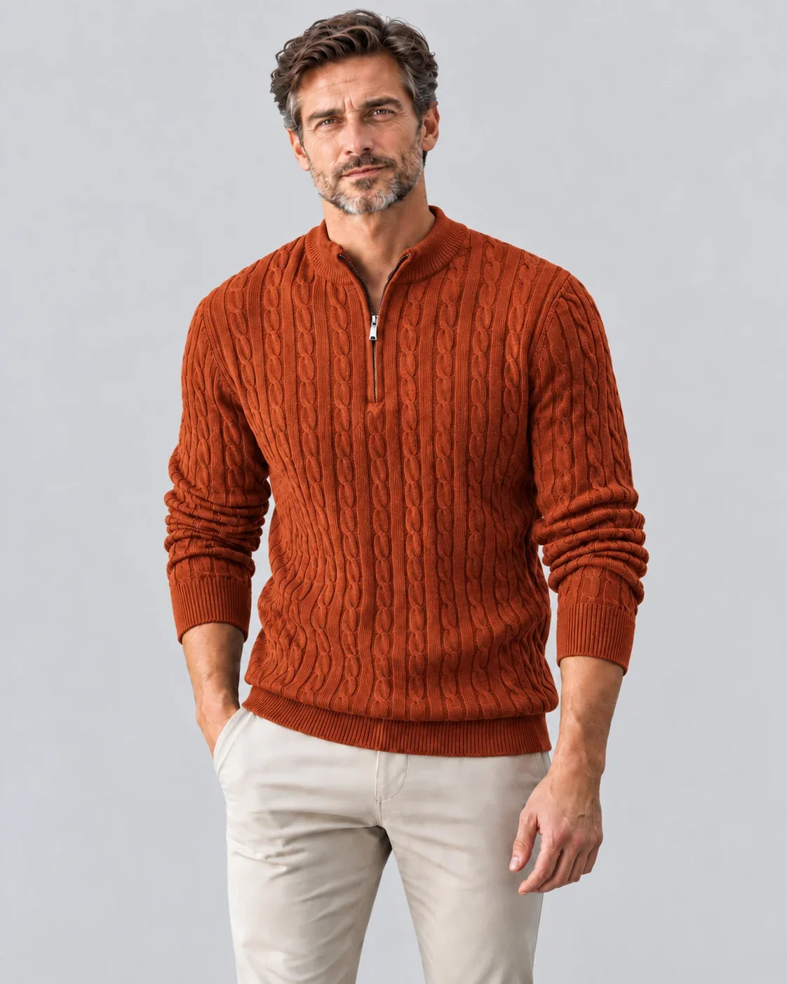Pullover mit Reißverschluss - Henrik
