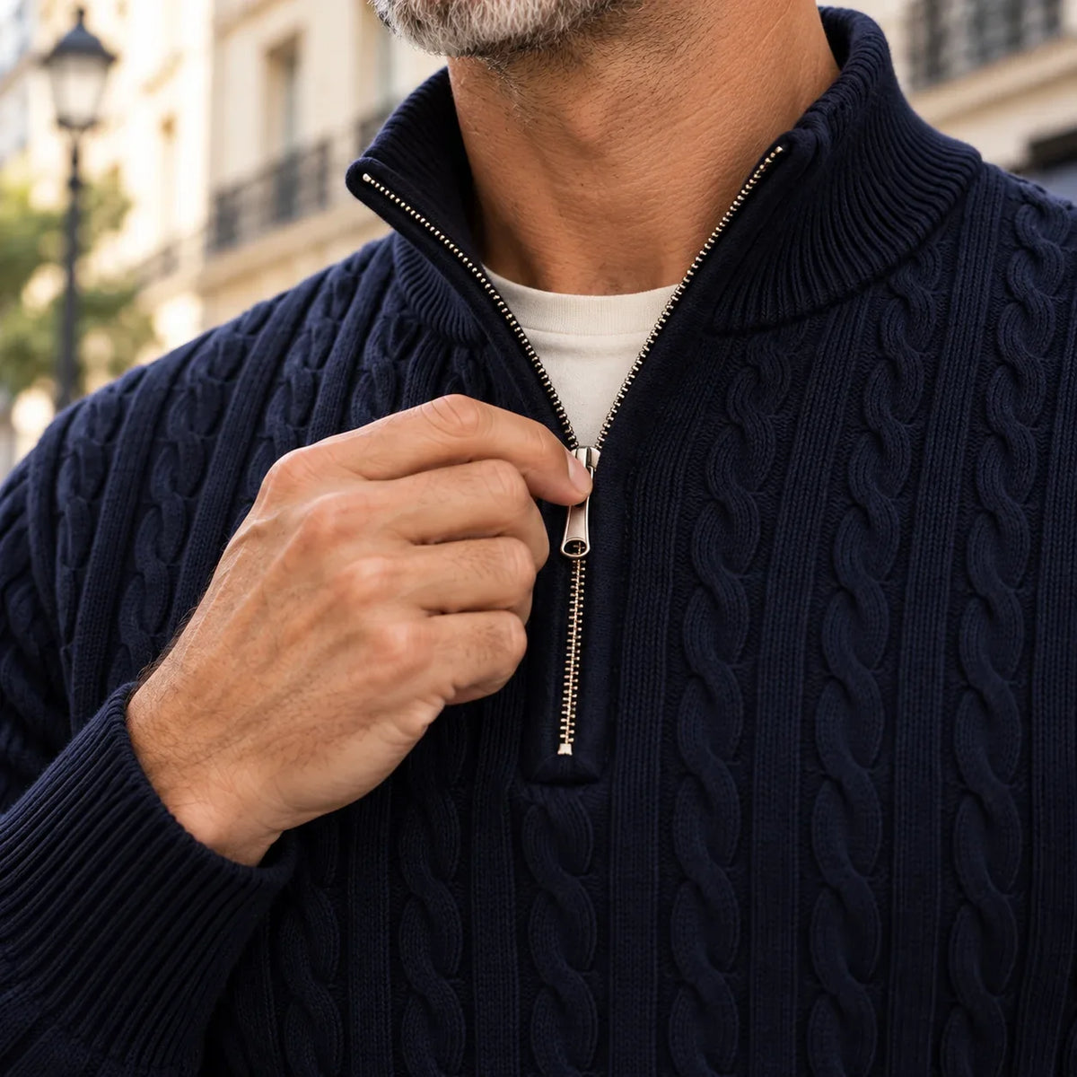 Pullover mit Reißverschluss - Henrik