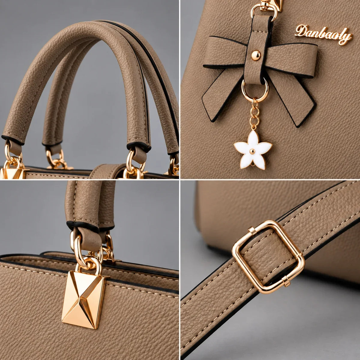Caline | 2-teiliges Damen-Handtaschen-Set – Shopper & Geldbörse