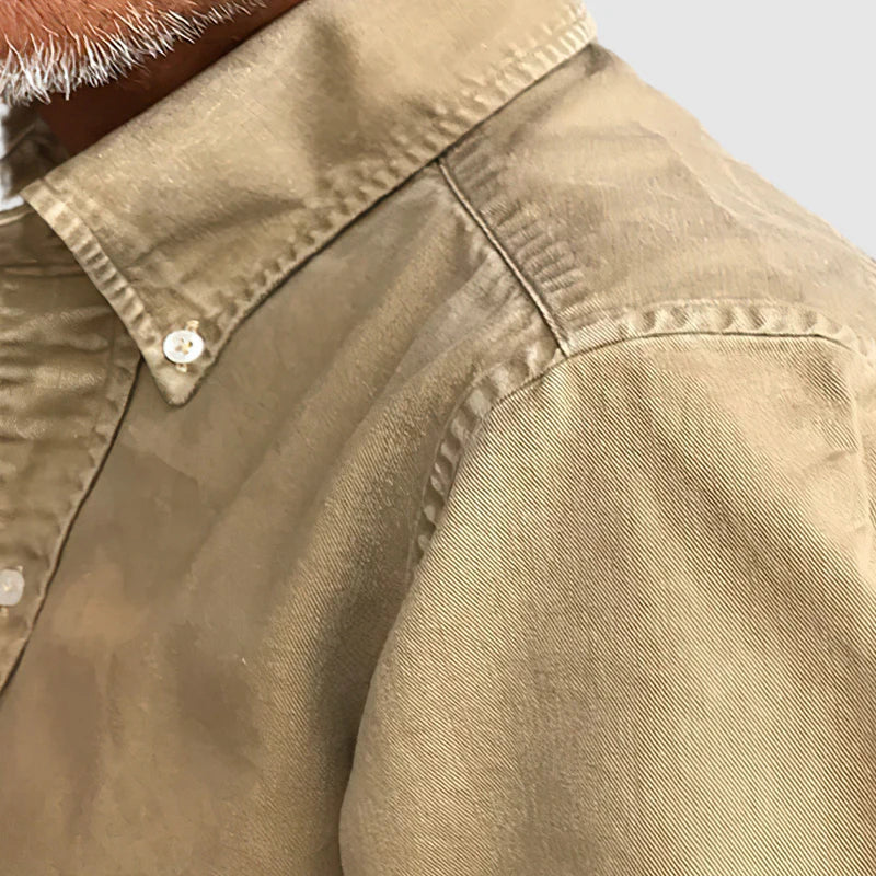 Classic Denim Long Sleeve Casual Shirt