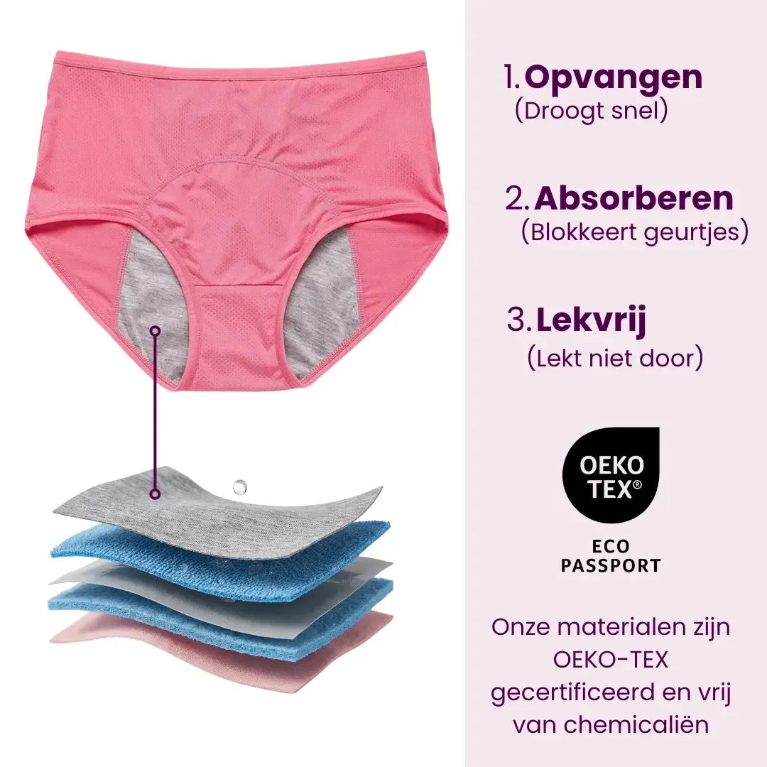 VitalDry | Auslaufsichere Unterwäsche | 5er-Pack