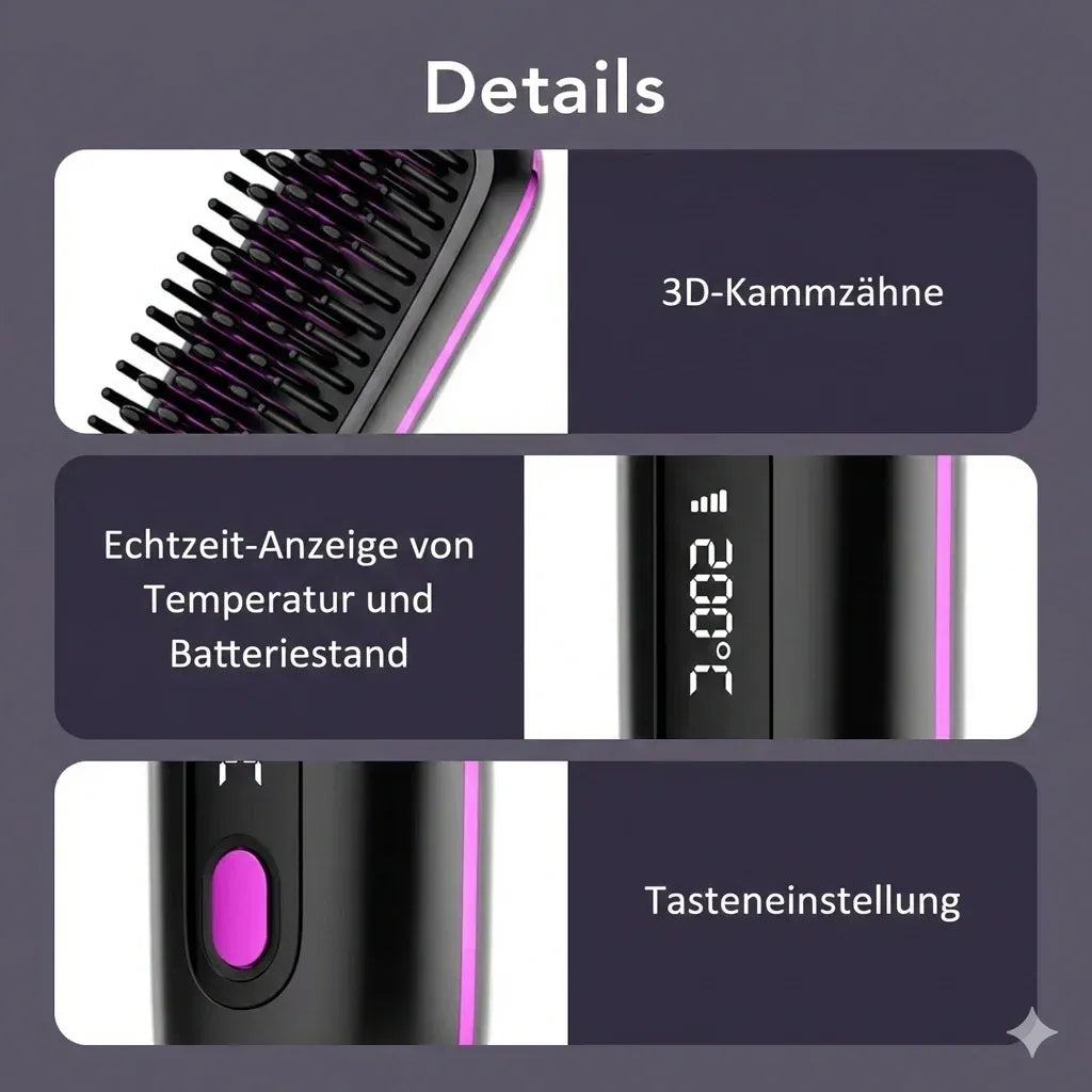 Stylingbürste für kurzes Haar – VolumeBoost