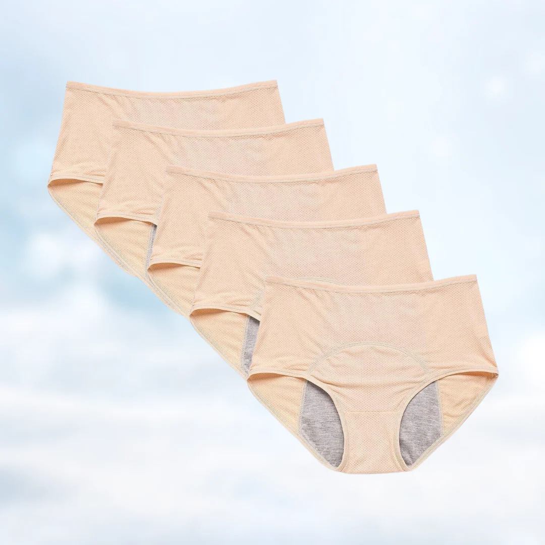 VitalDry | Auslaufsichere Unterwäsche | 5er-Pack