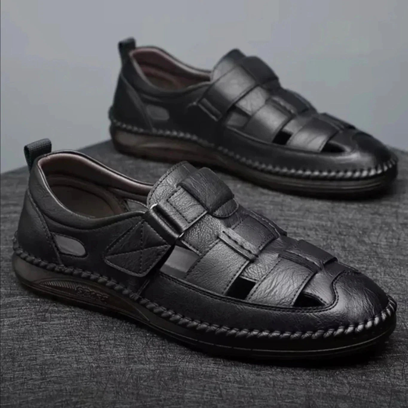 Orthopädische Ledersandalen – Santorin