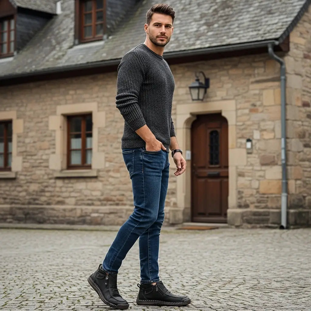 Davos | Handgefertigte Lederboots – Komfort & Langlebigkeit